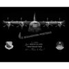 362d Training Squadron C-130J Jet Black Lithograph