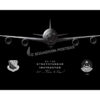 362d Training Squadron KC-135 Jet Black Lithograph