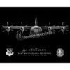 C-130J 374th AMXS Jet Black Lithograph