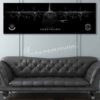 AC-130J, 1 SOAMXS Jet Black Super Wide Canvas Print AC-130J, 1 SOAMXS Jet Black Super Wide Canvas Print