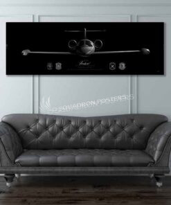 C-21 457 AS Jet Black Super Wide Canvas Print V2