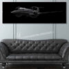 C-12J Jet Black Super Wide “Angled” Canvas Print C-12J Jet Black Super Wide “Angled” Canvas Print