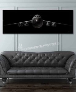 C-141 Starlifter Jet Black Jet_Black_C-141_60x20_SP01265-military-air-force-aviation-artwork-poster-jet-black-litho-art