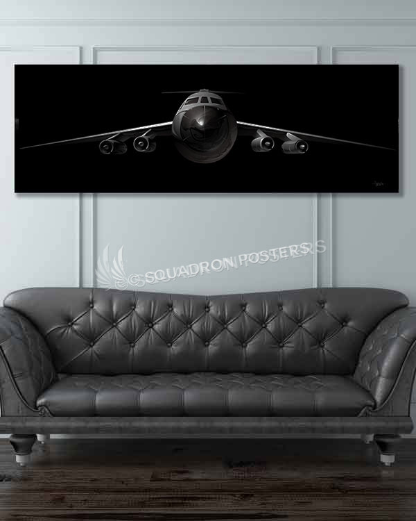 C-141 Starlifter Jet Black Jet_Black_C-141_60x20_SP01265-military-air-force-aviation-artwork-poster-jet-black-litho-art