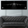 CC-177, 429 TS (Canada) Jet Black Super Wide Canvas Print CC-177, 429 TS (Canada) Jet Black Super Wide Canvas Print