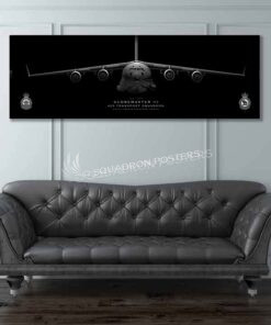CC-177, 429 TS Jet_Black_C-17_CFB_Trenton_CC-177_429_TS_60x20_SP01382-military-air-force-aviation-artwork-poster-jet-black-litho