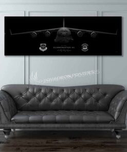C-17 6th AS Jet Black Jet_Black_C-17_JB_McGuire-Dix-Lakehurst_6th_AS_60x20_SP01415-military-air-force-aviation-artwork-poster-jet-black-litho