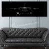 C-17, 14th AS Pelicans Jet Black Super Wide Canvas Print