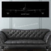 E-6B Mercury Jet Black Super Wide Canvas With Patches