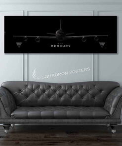 E-6B Mercury Jet Black Super Wide Canvas With Patches