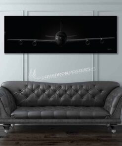 Jet_Black_E-8C_JSTARS_60x20_Generic_Max_Shirkov_SP01550military-air-force-aviation-artwork-poster-jet-black-litho