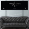 Jet Black F-16 149th FW Super Wide Canvas Jet Black F-16 149th FW Super Wide Canvas