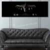 Jet Black F-16 80th AMU Super Wide Canvas
