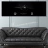 F-35 33d OSS Jet Black Super Wide Canvas Print