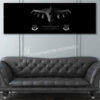 F-16 188th Wing Jet Black Super Wide Canvas Print F-16 188th Wing Jet Black Super Wide Canvas Print