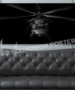 H-60 Jet Black Super Wide Canvas Print Jet_Black_H-60_60x20_SP01238-social-tab-on-woocommerce-jet-black-artwork