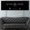 Little Rock AFB 19th AMXS C-130J Jet Black Super Wide Canvas Print Little Rock AFB 19th AMXS C-130J Jet Black Super Wide Canvas Print