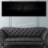 C-12 Jet Black Super Wide “Front On” Canvas Print C-12 Jet Black Super Wide “Front On” Canvas Print