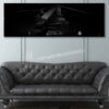 MH-47G 160th SOAR Jet Black Super Wide Canvas Print MH-47G 160th SOAR Jet Black Super Wide Canvas Print