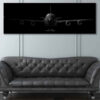 Jet Black RC-135S Super Wide Canvas Print Jet Black RC-135S Super Wide Canvas Print