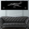 Arkansas ANG Jet Black RF-101 Super Wide Canvas