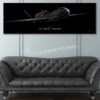 RQ-4 Global Hawk Jet Black Super Wide Canvas Print RQ-4 Global Hawk Jet Black Super Wide Canvas Print