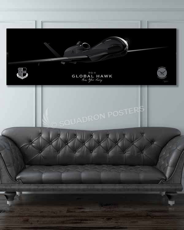 RQ-4 12th RS Jet Black Jet_Black_RQ-4_60x20_SP01301-military-air-force-aviation-artwork-poster-jet-black-litho