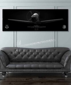 T-6 Texan II 37th FTS Jet Black Super Wide