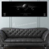 Travis AFB 9th ARS KC-10 Jet Black Super Wide Canvas Print