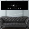Protected: F-22, 95th FS Quote Jet Black Super Wide Canvas Print