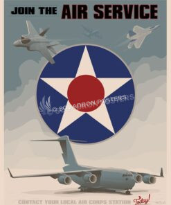 Join The Air Service! Art by - Squadron Posters!