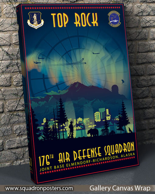 Joint Base Elmendorf Richardson Alaska 176th ADS Art - Squadron Posters