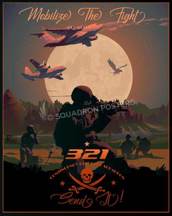 Joint Base McGuire Dix Lakehurst 321st CRS Art