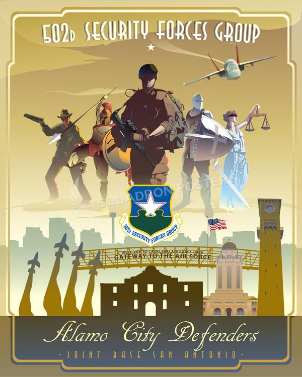 Joint Base San Antonio Texas 502d SFG Art