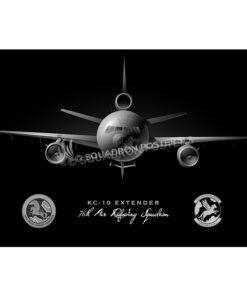 KC-10 Jet Black v2 76th ARS SP00996-v2-FEAT-jet-black-aircraft-lithograph-art