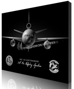 KC-10 Jet Black v2 76th ARS SP00996-v2-featured-canvas-lithograph-art