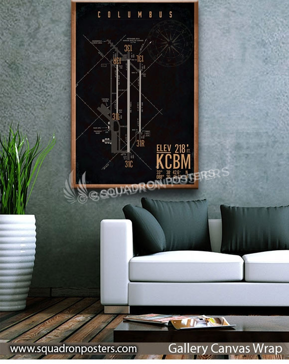kcbm_columbus_afb_airfield_art_sp01201-squadron-posters-vintage-canvas-wrap-aviation-prints