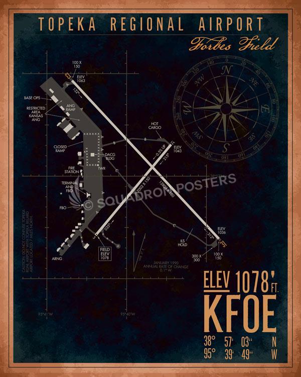 KFOE Forbes Field Airfield Art