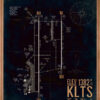 Altus AFB KLTS Airfield Map Art