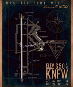 KNFW Carswell Field NAS JRB Fort Worth Airfield Art