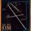 KXNO North Aux Airfield Map Art