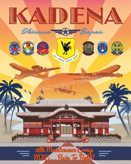 Kadena AB 18th MXG - Squadron Posters