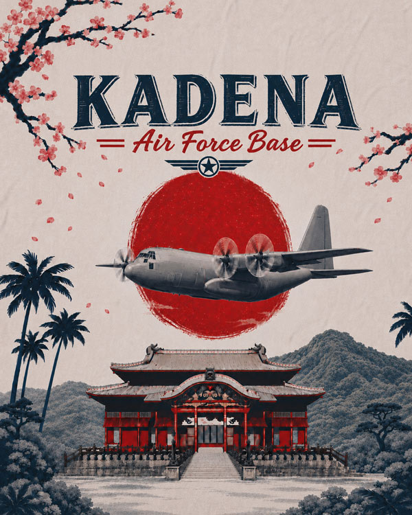 Kadena AB C-130 Art by Squadron Posters!