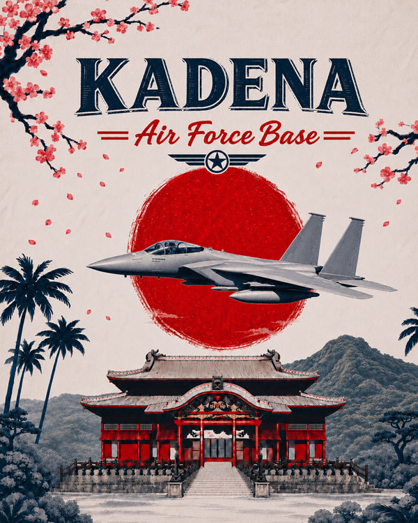 Check out this stunning Kadena AB F-15 Art by Squadron Posters!