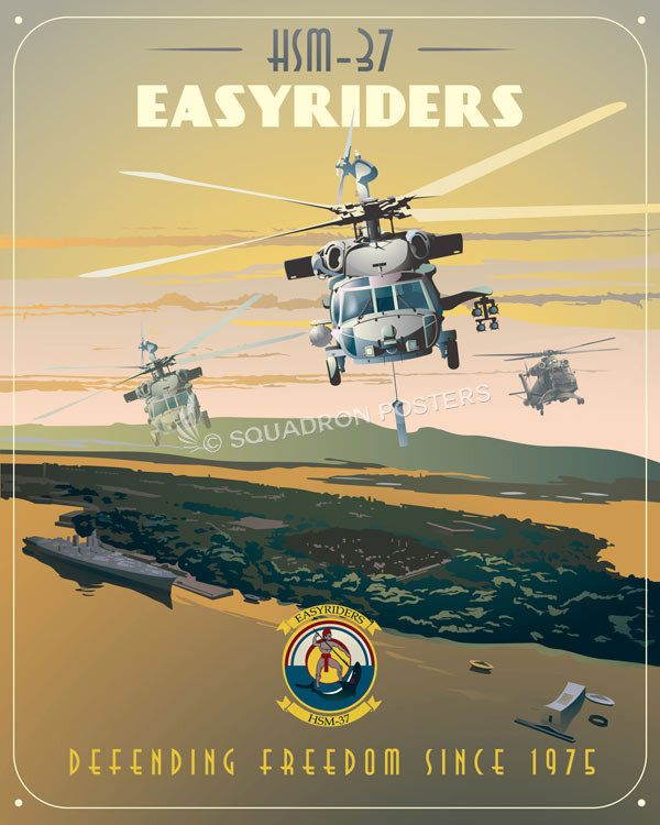 Helicopter Strike Maritime Squadron Three Seven (HSM-37) Marines Corps Base Hawaii in Kaneohe Bay