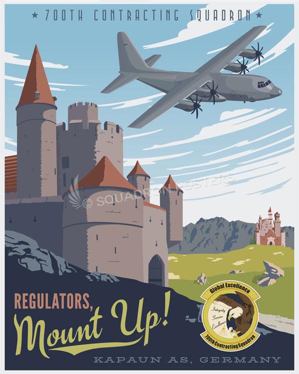Kapaun AS 700th CONS Art by - Squadron Posters!