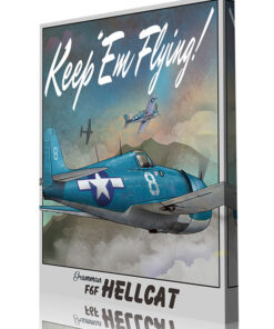 Keep Em Flying Grunman F6F Hellcat Art