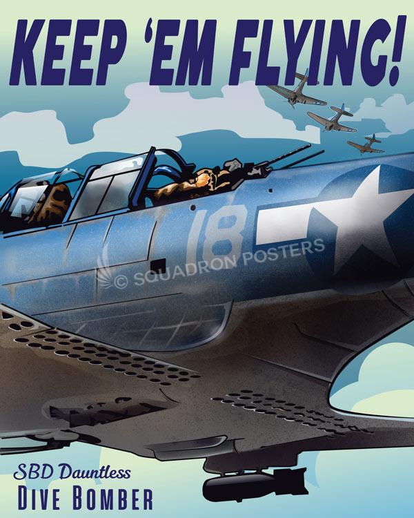 Keep em Flying Dauntless Art