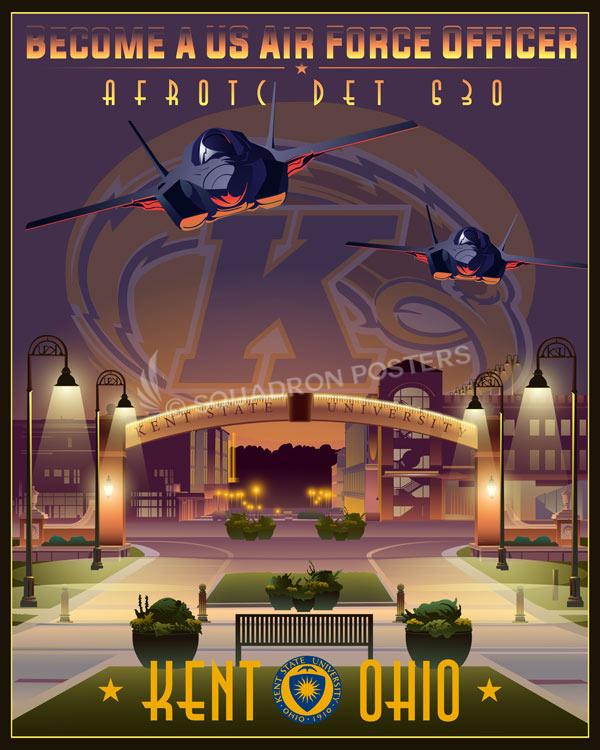 Kent Ohio AFROTC Det 630 canvas art