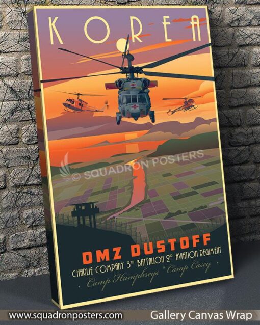 Korea C CO 3-2 GSAB DMZ Dustoff - Squadron Posters